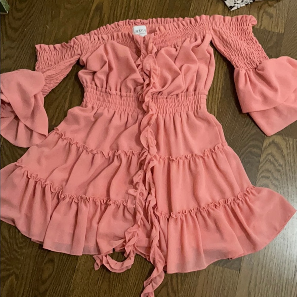 Misa pink/orange dress